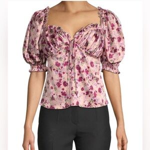 Ronny Kobo Deisha Silk Top